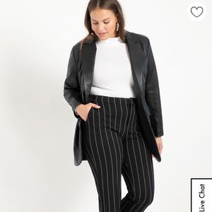 Menswear Vegan Leather Blazer